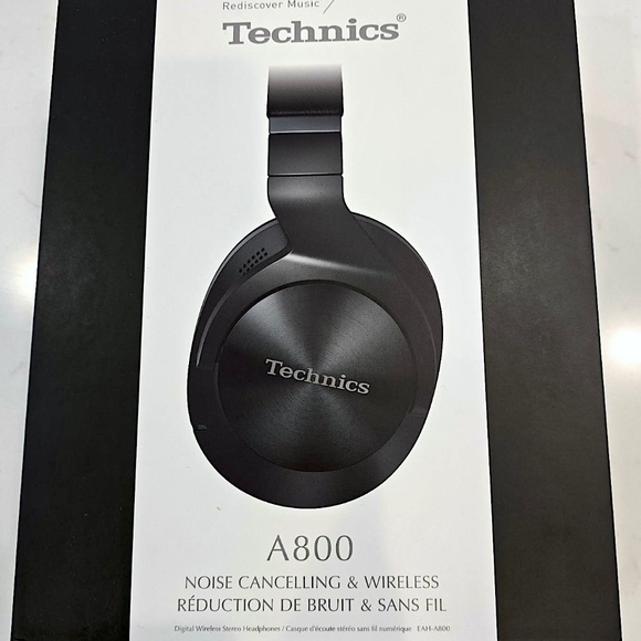 Technics EAH-A800 Wireless Noise Cancelling Headphones Black - Picture 1 of 6